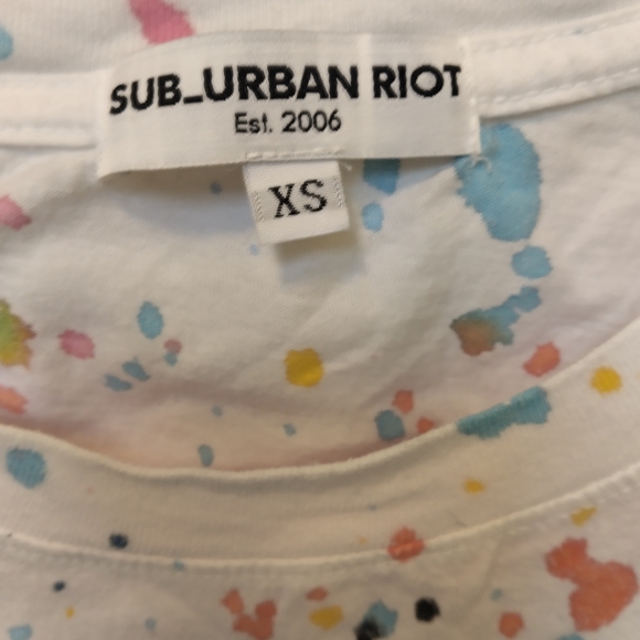 Sub_Urban Riot Colorful Splatter Tee - Picture 5 of 7